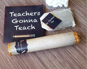 100 days of school teacher appreciation day gift sets⎜Personalized gifts⎜teachers office staff⎜thank you end of the year trendy ⎜school kids