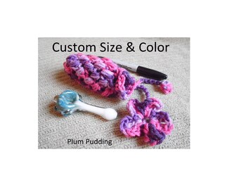 Girly Pipe bag, Glassware bag, Drawstring cushioned small bag