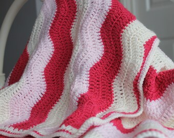 Crochet baby blanket, nursery blanket