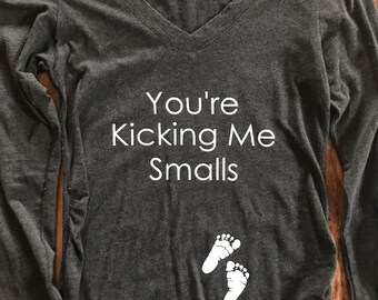 You're Killing Me Smalls/maternity shirt/sandlot/baby feet