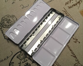 24 Empty Half Pan Tins - (Available in conjunction with a paint pan purchase)