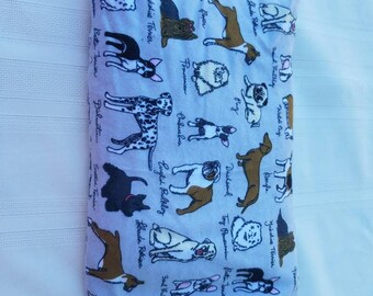 Microwave Heating Pad - Flax Seed Heating Pad - Stress Relief - Microwave Neck Wrap - Pain Relief