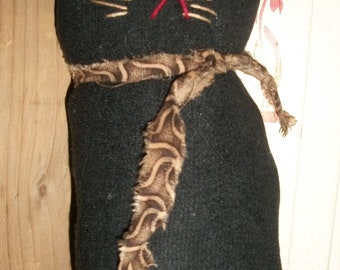 Primitive Sock Cat BrownTie
