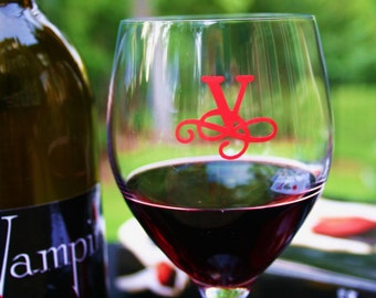 Glass Tatz - TWILIGHT (wine glass cling)