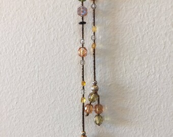 Beautiful Beaded Lariat Necklace