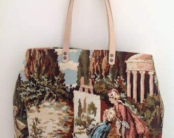 "Sustainable" canvas and leather