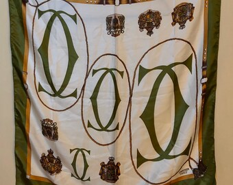 Vintage Cartier silk scarf 1990s