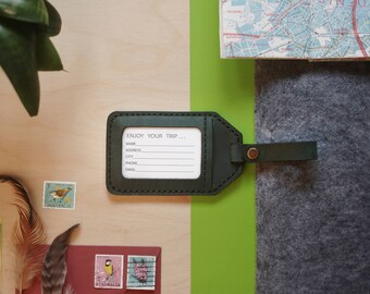 Luggage tag | Personalized luggage tag / Leather luggage tag / Luggage tags / personalized bag tags / Monogram luggage tag / Groomsmen gift