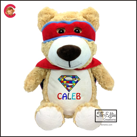 HERO BEAR Personalized Cubbies, Stuffed Animal Gift, Birth Stats, Monogrammed Gift, Personalized Teddybear* Plush Toys*
