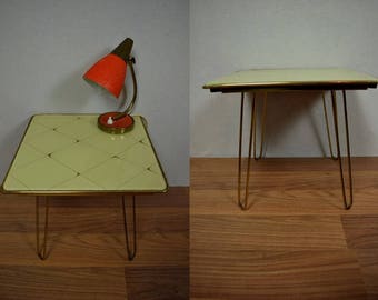Vintage flower stool, side table, plant stand, coffee table | West Germany | 60s