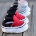 Crochet Baby Sneakers, Crochet Baby Shoes, Booties, Photo Prop, Baby Gift