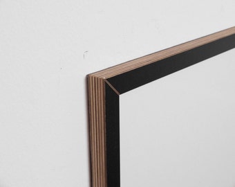 8er Bilderrahmen - 18mm schwarz mit Rundung, Multiplex