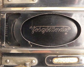 Voightländer- Avus- folding laufboden camera/ modified