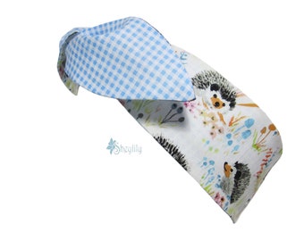 Rockabilly, Hedgehog Dolly Bow, Headband for Women, Wired Headband, Head Wrap, Pin Up Hair Wrap, Novelty Headband, Rosie the Riveter