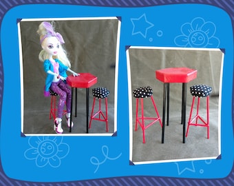 11" Doll Bistro Set Perfect For Monster High Barbie
