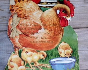 Vintage Easter Greeting Booklet