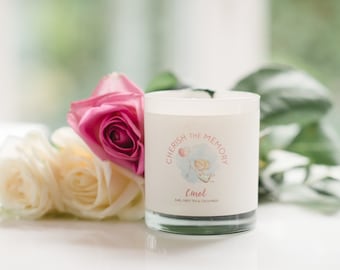 Perfect Mom candle gift in Lavender & Chamomile Scented Soy Candle, Bridesmaid Thank you gift, Mother of the Bride personalized candle gift