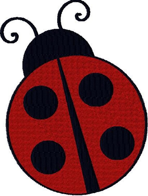 Ladybug Machine Embroidery Design File Pattern .vip .vp3 .hus