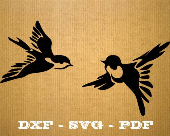 Download Birds SVG swallow vector files for cricut bird cutting files