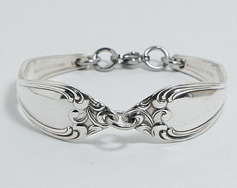 Spoon Bracelet Flatware Jewelry Authentic Silverware Bracelet Retro Gift For The Vintage Lover! "Old South" Year 1949
