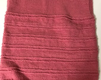 Pullover Pink Sweater Vest