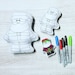 Santa Colour-In Stuffie ITH Embroidery Pattern