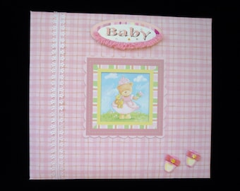 New- 8 X 8 Post Bound Scrapbook Album A Day at the Little Baby Princess