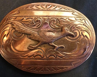 Vintage ' Road Runner ' Belt Buckle