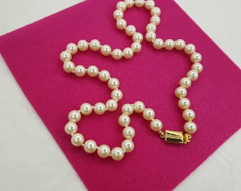 Monet Creamy White pearls Strand Wedding Bridal party Necklace