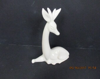 Sleek Ceramic Deer Figurine