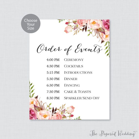 printable-order-of-events-sign-pink-wedding-order-of-events