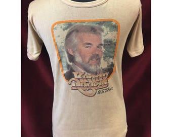 Vintage Original Kenny Rogers USA Tour Tshirt 1982