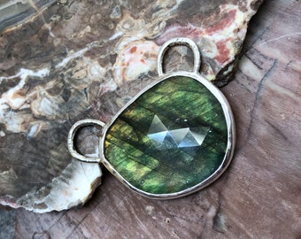 Andrew Thornton Silver and Labradorite Pendant