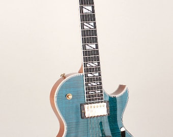 Gibson Les Paul Supreme Florentine With Bigsby Tremolo Electric Guitar Caribbean Blue