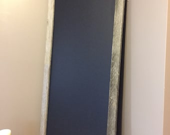 Long barnwood chalkboard 22x54