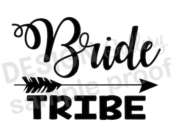 bride tribe arrow etsy