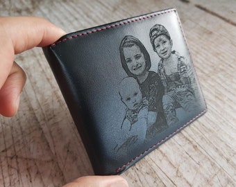 personalized mens wallet, engraved mens wallet, personalized men wallets, picture engraved wallet, personalized engraved mens wallet