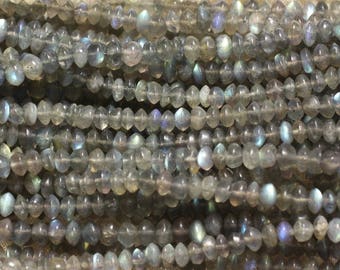 Stone - Labradorite Rondelles 5-6mm 4558550004345 beads 10pc-
