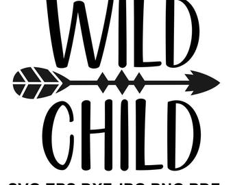 Download Wild child svg | Etsy