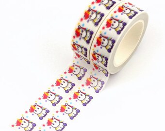 Unicorn & stars washi tape