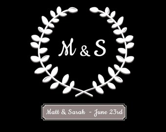 animated wedding text