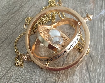 Necklace Harry Potter - Replica inspired by Hermione - time turner jewelry