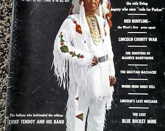 True West magazine//1962//vintage//western//the last marshal//very good condition!