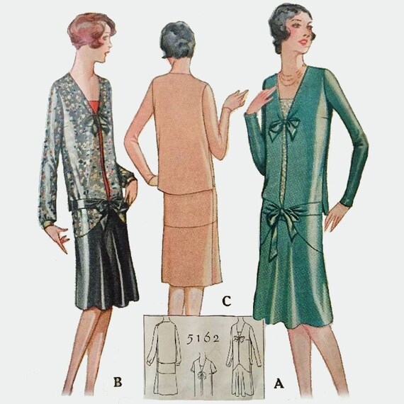 1920s drop waist