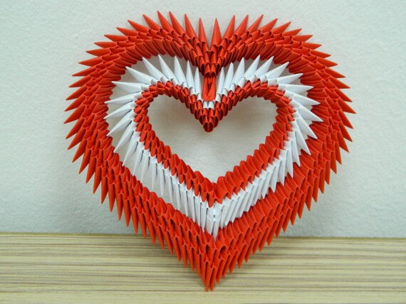 origami 3dheart origami 3dheart