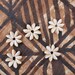 Cowrie Cowry shell rosettes-ring top cowrie, monita flower, cowry flower, yellow cowrie, lei, Polynesian jewelry