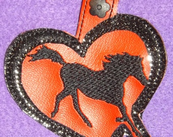Galloping Horse Keychain