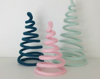 Set of three Christmas trees