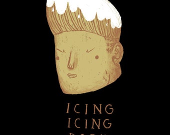 icing icing baby T-shirt / puns shirt / ice ice baby shirt / cakes / vanilla ice T-shirt / bread