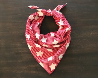 dog bandana, 4th of July dog bandana, pet bandana, dog bandanas, tie on bandana, rayon bandana, fourth of July dog bandana, patriotic dog